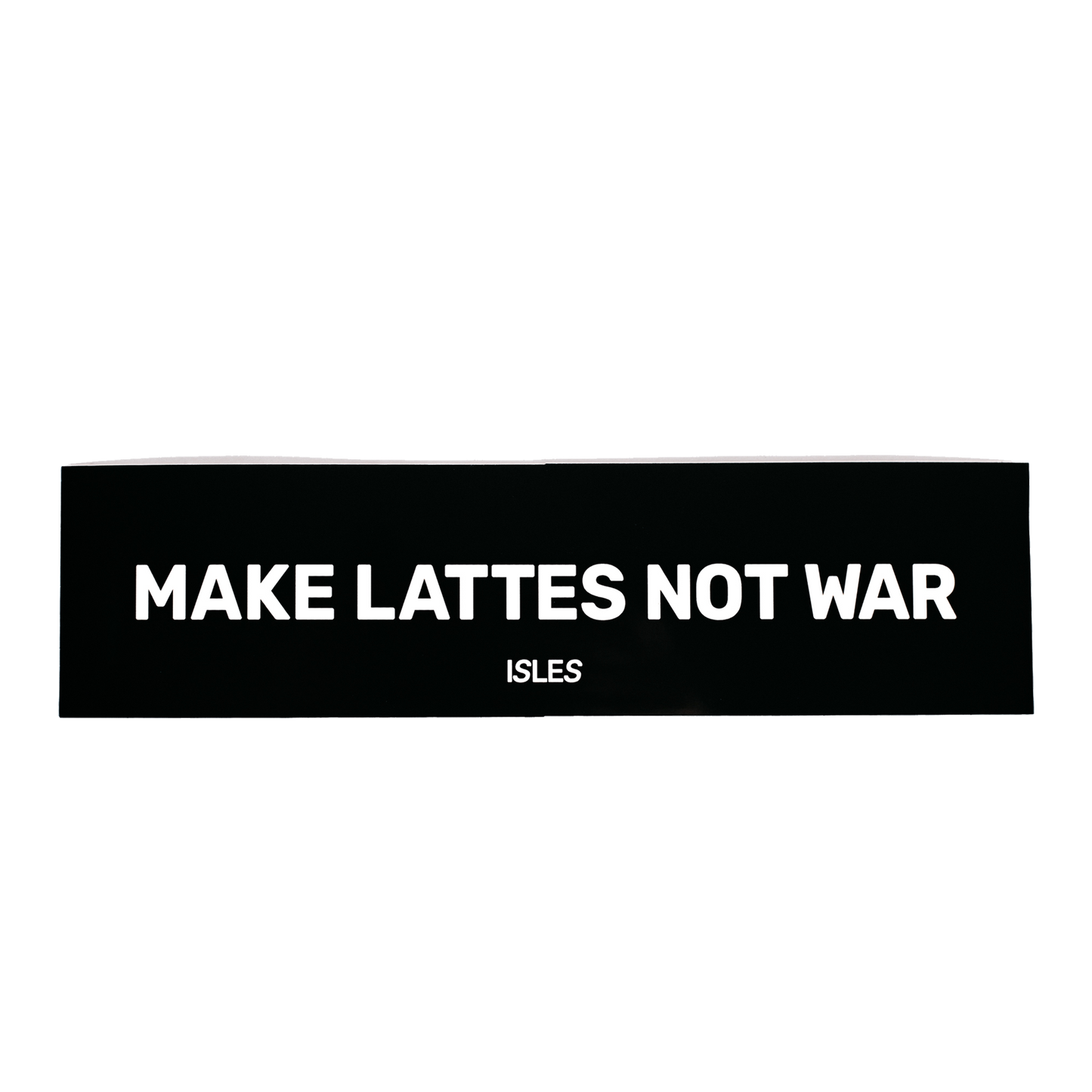 Make Lattes Bumper Sticker - LIV