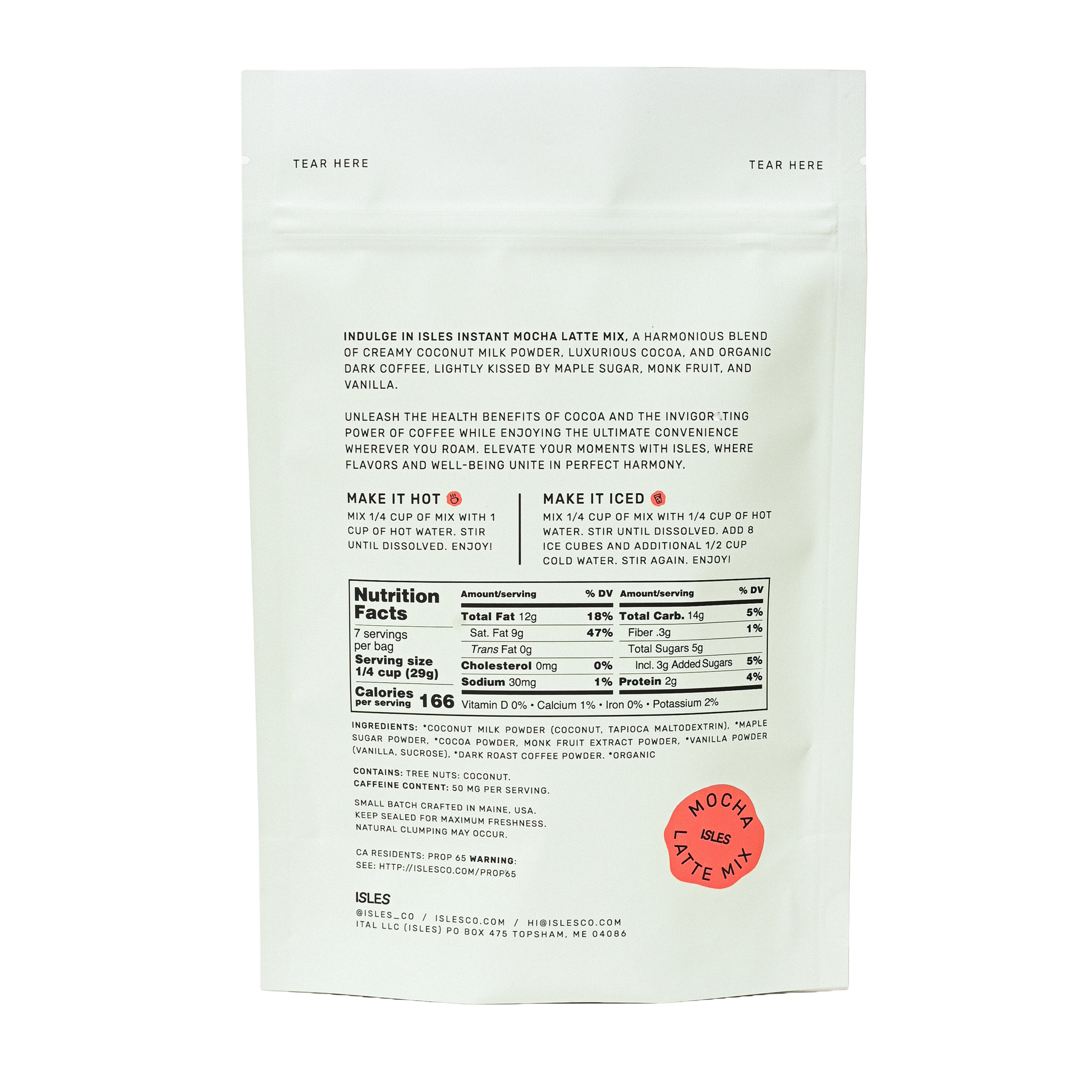 Cacao Maca Latte Mix - LIV