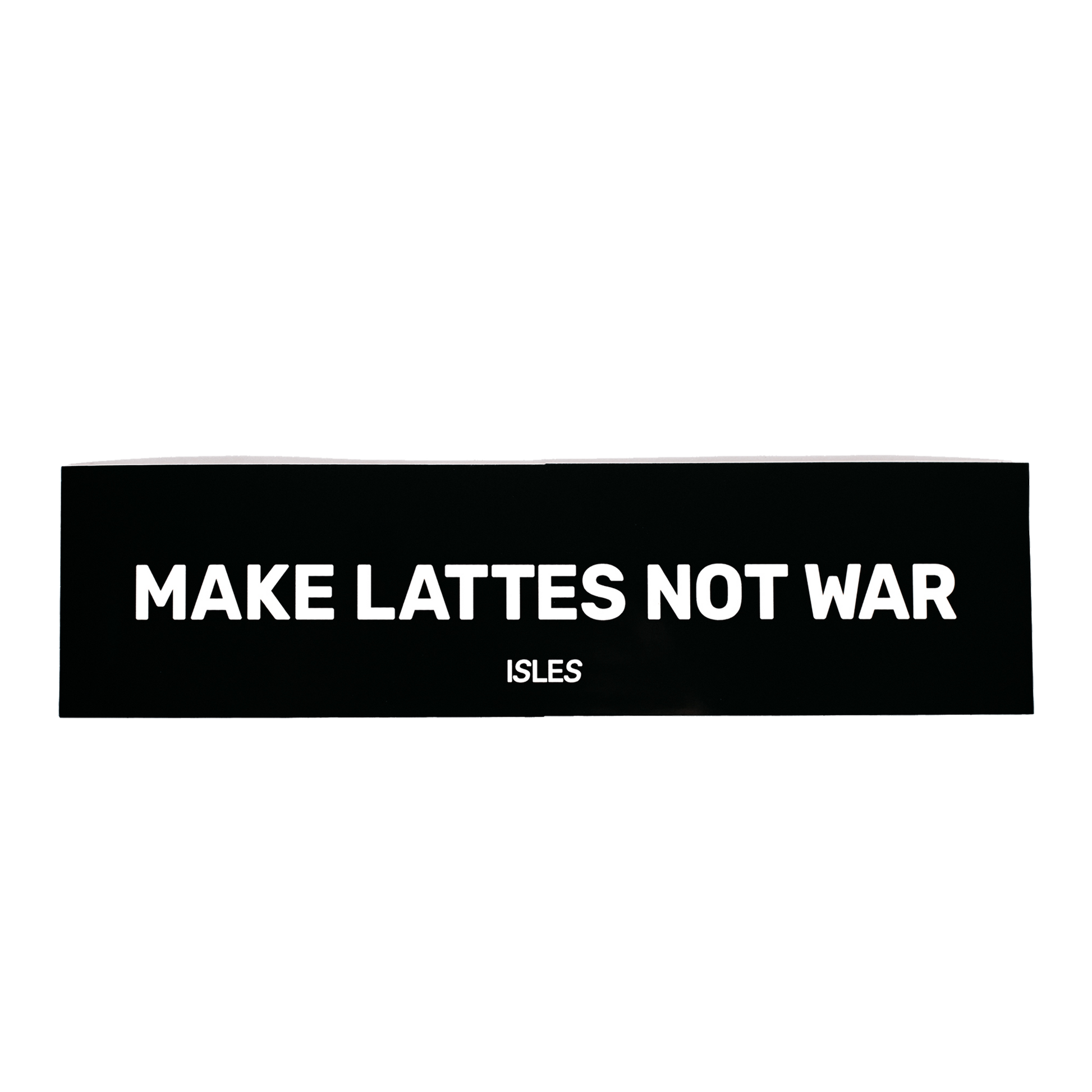 Make Lattes Bumper Sticker - LIV