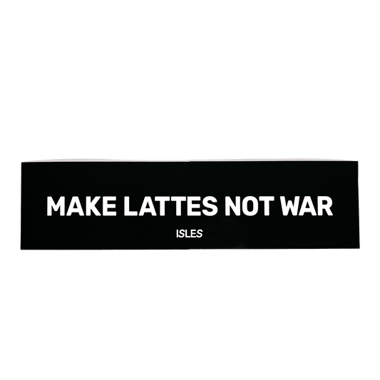 Make Lattes Bumper Sticker - LIV